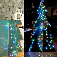 Full-scale LED Christmas tree inspired by classic kit