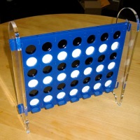 Laser-cut Connect Four game looks mighty fine