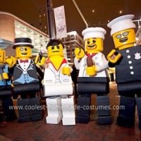 LEGO minifig group costume