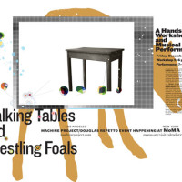 Doug Repetto’s Walking Tables workshop at MoMA, this Friday!