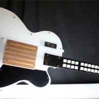 Sleek guitar MIDI controller sports classic shape