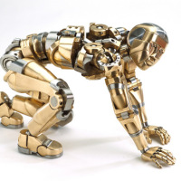 Jaw-dropping fully articulated machined figurines