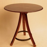 Handmade recycled oak wine barrel furniture