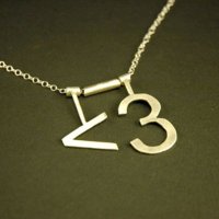 ASCII heart necklace