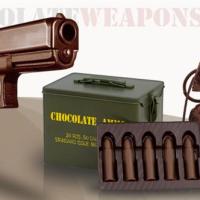 Chocolate guns and ammo