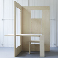 Flat-pack cubicle