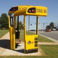 West Broad and Alps Bus Stop by Christopher Fennell