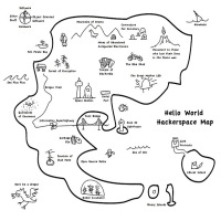 Hello World hackerspace map