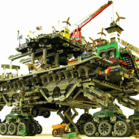 Lego crawler town