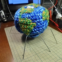 Crawling crochet earth