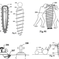 Screw-in coffin patent issues