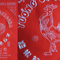 Sriracha embroidery