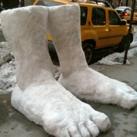 Two feet of snow