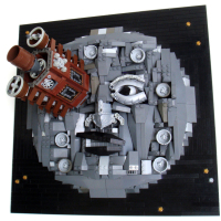 Lego steampunk “Voyage to the Moon” model