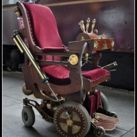 Steampunk Professor Xavier Wheelchair Project