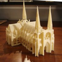 MakerBotted Gothic cathedral does not require legion of serfs