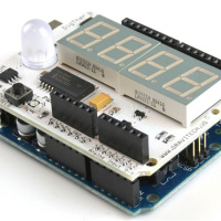 New in the Maker Shed: Arduino 7-Segment Shield