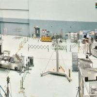 Web cam view of a NASA clean room