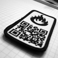 In the Makers Market:  “P8tch” redirectable QR code patch