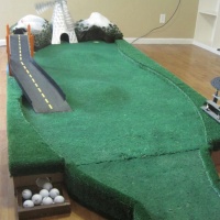 Build your own variable-terrain putting green