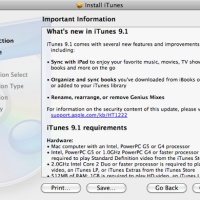 iTunes 9.1 supports “books”