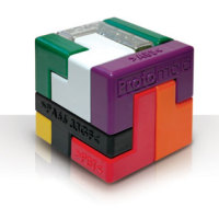 Free promotional plastic resin sampler puzzle