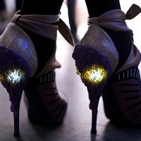 LED high heels