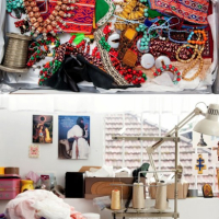 Tina Kalivas’ Studio Space