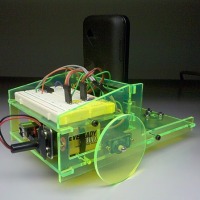Voice controlled smartphone robot
