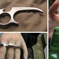 Bottle opener ring for bartenders