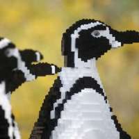 Endangered Lego creatures invade zoo