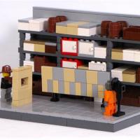 Mythbusters lego diorama