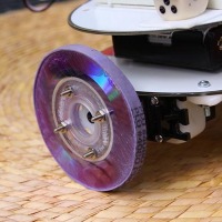 Make: Robot Build, making wheels from “coasters”