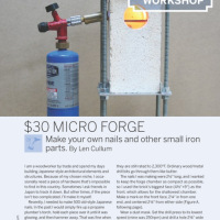 Weekend Project:  Micro Forge (PDF)