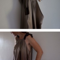 Six and a Half Stitches’ Silk Draped Dress