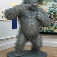 David Mach’s incredible coat hanger gorilla