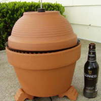 How-To:  Make a smoker from flowerpots