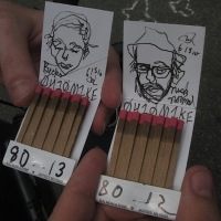 Matchbook Portraits by 0H10M1ke