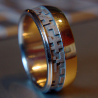 Binary wedding ring