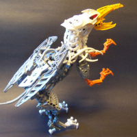 Bionicle griffin makes fantastic use of biopunk parts