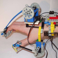 Lego RC hand with exoskeletal controller