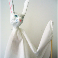 Paper Mache & Fabric Puppet