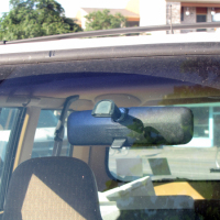 Strongly bond metal to glass with rear view mirror adhesive