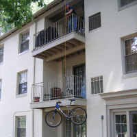 Flashback: Swiveling Balcony Hoist