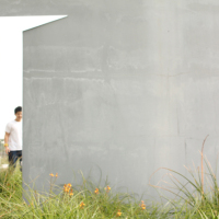 Cleverly-shaped mirror opens a door in any wall