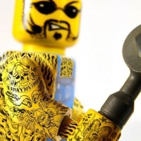 Tattooed Lego minifigs