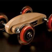 Boattail Racer – Luxury pinewood derby cars