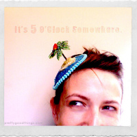 It’s 5 O’Clock Somewhere Parrot Head Fascinator