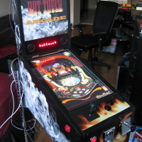 Third-scale pinball emulator