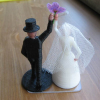 Printing your own wedding cake topper